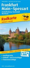 PublicPress Radkarte Frankfurt - Main - Spessart, Aschaffenburg - Darmstadt, Wertheim