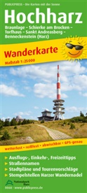 PublicPress Wanderkarte Hochharz, Braunlage - Schierke - Torfhaus - St. Andreasberg - Benneckenstein