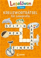 Katrin Merle, Loewe Besch&auml;ftigung f&uuml;r Kinder, Loewe Erstleseb&uuml;cher, Loewe Lernen und R&auml;tseln - Lesel&ouml;wen Kreuzwortr&auml;tsel f&uuml;r Erstleser - 2. Klasse (Orange)
