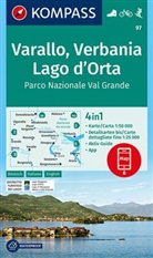KOMPASS-Karte GmbH, KOMPASS-Karten GmbH, KOMPASS-Karten GmbH, KOMPASS-Karten GmbH - Varallo, Verbania, Lago d'Orta, Parco Nazionale Val Grande