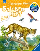 Ute Simon, Ute Simon - Wieso? Weshalb? Warum? Stickerheft - Tiere der Welt