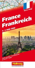 Hallwag K&uuml;mmerly+Frey AG, Hallwa K&uuml;mmerly+Frey AG, Hallwag K&uuml;mmerly+Frey AG - FRANCE DG 1/1 000 000