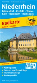 PublicPress Radkarte Niederrhein, D&uuml;sseldorf - Krefeld - Venlo - K&ouml;ln - Bergheim - Heinsberg