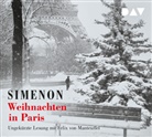 Georges Simenon, Felix von Manteuffel - Weihnachten in Paris, 3 Audio-CDs (Hörbuch)