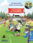 Feli Neureuther, Felix Neureuther, Bastian Schweinsteiger, Sabine Straub - Zwei Freunde im Fu&szlig;ballfieber