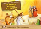 Barbar Jaud, Barbara Jaud, Anna Rie&szlig;-Gschl&ouml;&szlig;l, Petra Lefin - Der Kreuzweg f&uuml;r Kinder in 15 Stationen. Kamishibai Bildkartenset
