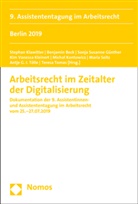Benjami Beck, Benjamin Beck, Sonja Susanne G&uuml;nther, Stephan Klawitter, Kim Vanessa Kleinert, Michal Kontowicz... - Arbeitsrecht im Zeitalter der Digitalisierung