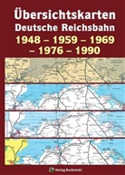 Haral Rockstuhl, Harald Rockstuhl - &Uuml;bersichtskarten der DEUTSCHEN REICHSBAHN 1948 - 1959 - 1969 - 1976 - 1990