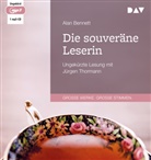 Alan Bennett, J&uuml;rgen Thormann - Die souver&auml;ne Leserin, 1 Audio-CD, 1 MP3 (Audio book)