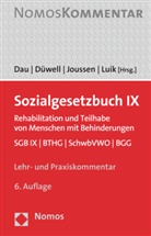 Dirk H. Dau, Franz Josef D&uuml;well, Fran Josef D&uuml;well, Franz Josef D&uuml;well, Jacob Joussen, Jacob Joussen u a... - Sozialgesetzbuch IX
