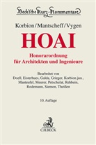 Herman Korbion, Hermann Korbion, Jac Mantscheff, Jack Mantscheff, Klaus Vygen, Friedhelm Doell... - Honorarordnung f&uuml;r Architekten und Ingenieure (HOAI)