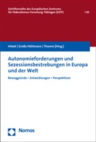 Marti Grosse H&uuml;ttmann, Martin Gro&szlig;e H&uuml;ttmann, Rudolf Hrbek, Carmen Thamm - Autonomieforderungen und Sezessionsbestrebungen in Europa und der Welt