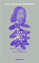Thomas Browne, Judith Schalansky, Manfred Pfister, Judith Schalansky - Der Garten des Cyrus