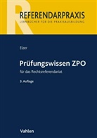 Olive Elzer, Oliver Elzer, Doerth Fleischer, Doerthe Fleischer, Ludolf v Saldern, Ludolf von Saldern... - Pr&uuml;fungswissen ZPO f&uuml;r das Rechtsreferendariat