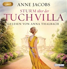 Anne Jacobs, Anna Thalbach - Sturm &uuml;ber der Tuchvilla, 2 Audio-CD, 2 MP3 (Audio book)