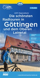 Allgemeiner Deutscher Fahrrad-Club e.V. (ADFC), Bike, BVA BikeMedia GmbH, Allgemeine Deutscher Fahrrad-Club e V (ADFC, Allgemeiner Deutscher Fahrrad-Club e V (ADFC - ADFC-Regionalkarte Die sch&ouml;nsten Radtouren in G&ouml;ttingen und dem Oberen Leinetal