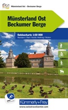 Hallwag K&uuml;mmerly+Frey AG, Hallwag K&uuml;mmerly+Frey AG - K&uuml;mmerly+Frey Outdoorkarte Deutschland 59 M&uuml;nsterland Ost, Beckumer Berge 1:50.000