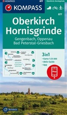 KOMPASS-Karten GmbH, KOMPASS-Karten GmbH - KOMPASS Wanderkarte 877 Oberkirch, Hornisgrinde, Gengenbach, Oppenau, Bad Peterstal-Griesbach 1:25.000