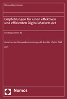 Monopolkommission - Empfehlungen f&uuml;r einen effektiven und effizienten Digital Markets Act