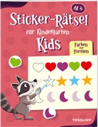 Christine Thau, Christine Thau - Sticker-R&auml;tsel f&uuml;r Kindergarten-Kids. Farben und Formen