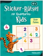 Christine Thau, Christine Thau - Sticker-R&auml;tsel f&uuml;r Kindergarten-Kids. Erste Zahlen