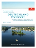 Bodo M&uuml;ller - Planungskarte Wasserstra&szlig;en Deutschland Nordost