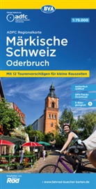 Allgemeiner Deutscher Fahrrad-Club e.V. (ADFC), Bike, BVA BikeMedia GmbH, Allgemeiner Deutscher Fahrrad-Club e V (ADFC - ADFC-Regionalkarte M&auml;rkische Schweiz Oderbruch, 1:75.000, mit Tagestourenvorschl&auml;gen, rei&szlig;- und wetterfest, E-Bike-geeignet, GPS-Tracks Download