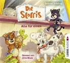 Sabine St&auml;ding, Jona Mues, Nadine Reitz - Die Stoffis - Alle f&uuml;r einen, 2 Audio-CD (Audio book)