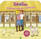 Schwager &amp; Steinlein Verlag - Bibi & Tina - Stickern, Malen, Gestalten. Mit 250 Stickern