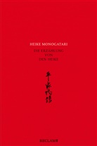 Akashi Kakuichi - Heike monogatari - Die Erz&auml;hlung von den Heike - Mittelalterliche japanische Literatur - Reclam