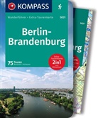 Bernhard Pollmann, KOMPASS-Karten GmbH - KOMPASS Wanderf&uuml;hrer Berlin-Brandenburg, 75 Touren mit Extra-Tourenkarte