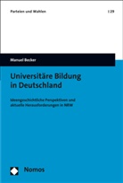 Manuel Becker - Universit&auml;re Bildung in Deutschland