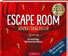 24 knifflige Weihnachtsr&auml;tsel. Escape Room Adventskalender