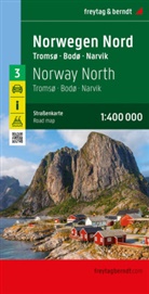 freytag &amp; berndt - Norwegen Nord, Stra&szlig;enkarte 1:400.000, freytag & berndt