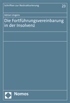 Adrian Lingens - Die Fortf&uuml;hrungsvereinbarung in der Insolvenz