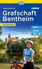 BVA BikeMedia GmbH, BVA BikeMedia GmbH - Radwanderkarte BVA Radwandern in der Grafschaft Bentheim 1:50.000, rei&szlig;- und wetterfest, E-Bike-geeignet, mit kostenlosem GPS-Download der Touren via BVA-website oder Karten-App