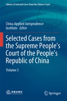 China Applied Jurisprudence Institute, China Applied Jurisprudence Institute, China Institute of Applied Jurisprudence, China Institute of Applied Jurispruden - Selected Cases from the Supreme People's Court of the People's Republic of China