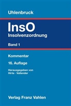 Heribert Hirte, Georg Kuhn, Franz Mentzel, Franz Mentzel u a, Wilhelm Uhlenbruck, Heinz Vallender - Insolvenzordnung  Band 1