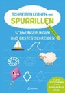 Carmen Eisendle, Loewe Lernen und R&auml;tseln, Loewe Lernen und R&auml;tseln - Schreiben lernen mit Spurrillen - Schwung&uuml;bungen und erstes Schreiben