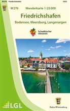 LGL - W270 Wanderkarte 1:25 000 Friedrichshafen