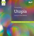 Thomas Morus, Ulrich Matthes - Utopia, 1 Audio-CD, 1 MP3 (Audiolibro)