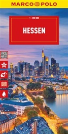 Marco Polo Verlag - MARCO POLO Reisekarte Deutschland 06 Hessen 1:200.000