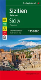 Freytag-Berndt und Artaria KG, Freytag-Bernd und Artaria KG, Freytag-Berndt und Artaria KG - Freytag Berndt Autokarte: Freytag & Berndt Autokarte Sizilien - Palermo, Top 10 Tips, Autokarte 1:150.000