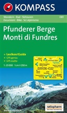 Kompass Karten: Kompass Karte Pfunderer Berge. Monti di Fundres
