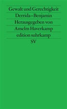Anselm Haverkamp - Gewalt und Gerechtigkeit