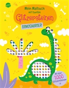 Sonja Fiedler-Tresp - Mein Malbuch mit bunten Glitzersteinen. Dinosaurier (Mit &uuml;ber 1.000 Glitzersteinen)