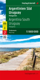 freytag &amp; berndt, freytag &amp; berndt - Argentinien S&uuml;d - Uruguay, Stra&szlig;enkarte 1:1.800.000, freytag & berndt