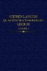 Magdalena (Assistant Professor of Philoso Bieniak, Magdalena (Associate Professor Bieniak, Magdalena (EDT)/ Nannini Bieniak, Magdalena Bieniak, Bieniak Magdalena, Andrea Nannini - Stephen Langton, Quaestiones Theologiae