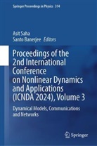 Banerjee, Santo Banerjee, Asit Saha - Proceedings of the 2nd International Conference on Nonlinear Dynamics and Applications (ICNDA 2024), Volume 3