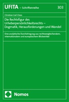 Christian Carl Cloos - Die Rechtsfigur des Urheberpers&ouml;nlichkeitsrechts - Dogmatik, Herausforderungen und Wandel